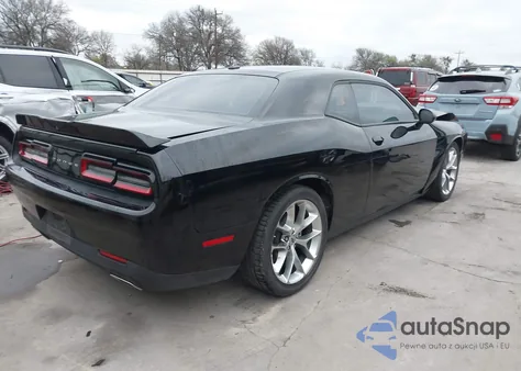 2022 Dodge Challenger Gt z USA, uszkodzony, nr VIN 2C3CDZJG3NH128533